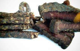 1/2LB COMBO - 1/2 LB GLATT KOSHER BILTONG & 1/2 LB GLATT KOSHER DROEWORS